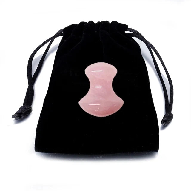 ✨ Gua Sha cuarzo Rosado Facial Karün – Efecto Lifting Natural & Spa en Casa