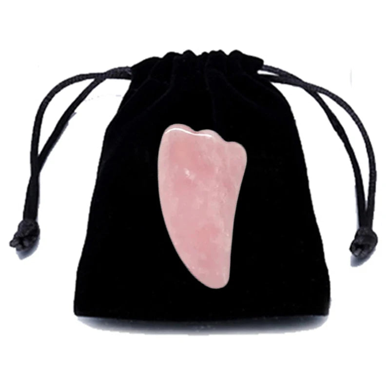 ✨ Gua Sha cuarzo Rosado Facial Karün – Efecto Lifting Natural & Spa en Casa