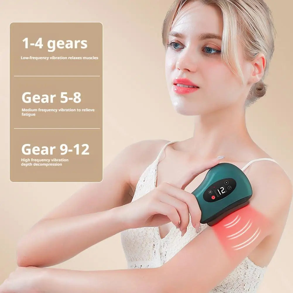 Gua Sha Eléctrico Karün – Lifting Facial con Calor y Vibración