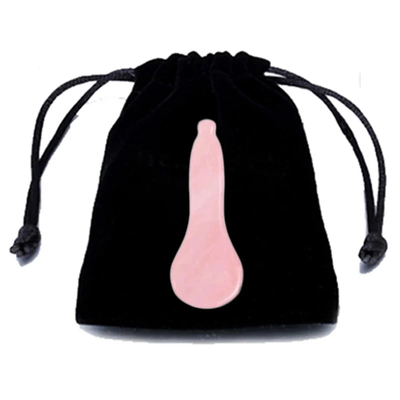 ✨ Gua Sha cuarzo Rosado Facial Karün – Efecto Lifting Natural & Spa en Casa