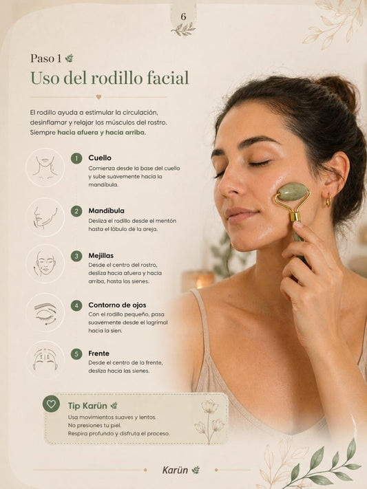 Guia Ritual Facial Natural Karun Desinflama, relaja y reconecta contigo